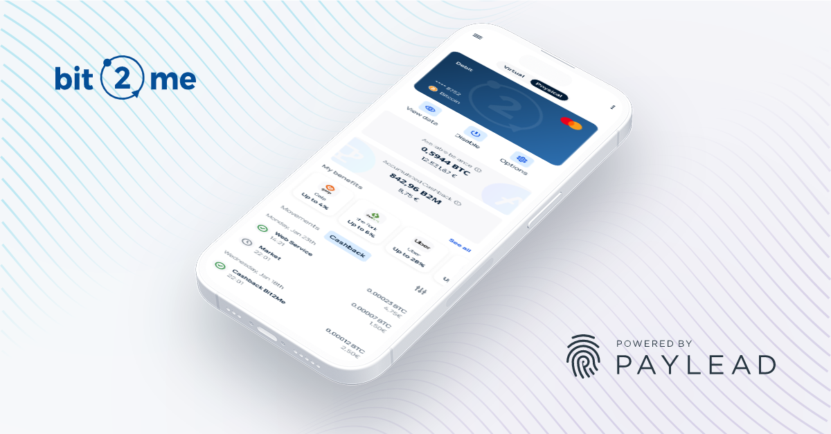 Bit2Me partners with PayLead to launch their automatic crypto assets reward program